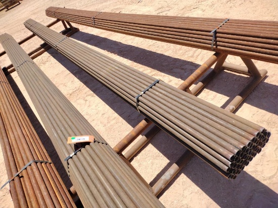 Bundle w/(57) Joints of 1 1/4? Steel Tubing 21Ft Long