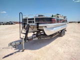 2014 Sun Tracker 20Ft Pontoon Boat with Trailer
