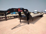 Unused 2024 HT Trailers 40Ft Gooseneck Trailer
