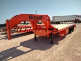 Unused 2024 Gitesa 24Ft Gooseneck Trailer