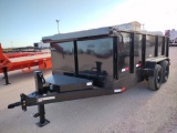 Unused 2023 Gitesa 14Ft Dump Trailer