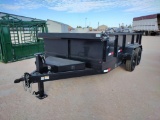 Unused 2023 Gitesa 14Ft Dump Trailer