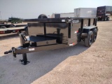 Unused 2023 Gitesa 12Ft Dump Trailer