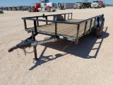 GR 12Ft Single Axle Utility Trailer