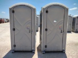 (2) Poly Portables Port-a-Potties