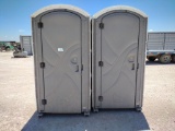 (2) Poly Portables Port-a-Potties