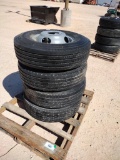 (4) Unused 10K Gooseneck Wheels w/Tires 235/85 R 16
