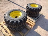 (4) 6 Lug Implement Wheels w/New Tires 305/70-16.5