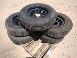Unused Trailer Wheels w/Goodride Tires 225/75 R 15