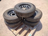 Unused Trailer Wheels w/Goodride Tires 225/75 R 15