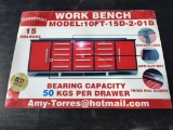 Unused Steelman 10Ft (15) Drawers Workbench