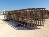 (10) Free Standing 24Ft x Fence Panels (1) w/ 8Ft Gate
