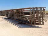 (10) Free Standing 24Ft x Fence Panels (1) w/ 8Ft Gate