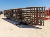 (10) Free Standing 24Ft x Fence Panels (1) w/ 8Ft Gate