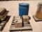 (3) Boxes Disposable Labcoats, (1) Barrel of Cooling Fluid