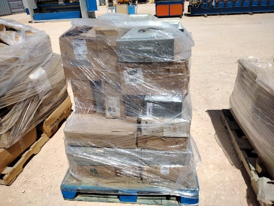Pallet of Misc Meter Sockets, Lights