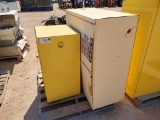 (2) Safety Storage Cabinets