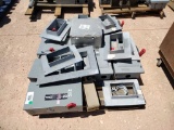 Pallet of Misc Safety Switch Boxes