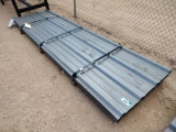 Unused (50 pcs) 24 Gauge Galvannealed R Panels 12Ft Long 36 in Coverage