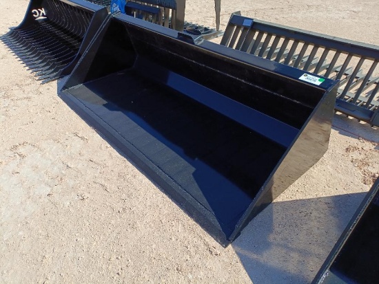 Unused 78? Skid Steer Bucket w/Single Blade