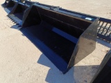 Unused 84? Skid Steer Bucket w/Single Blade