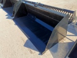 Unused 84? Skid Steer Bucket w/Single Blade