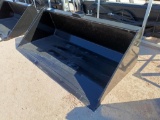 Unused 66? Skid Steer Bucket w/Single Blade