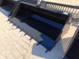 Unused 78? Skid Steer Bucket w/Teeth