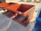 Unused 1.5 CY. Self Dumping Hopper w/Fork Pockets