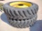 (2) John Deere Duals w/Tires 480/80 R 46