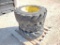 (3) Skid Steer Wheels w/Tires 10.5/80-18