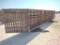 (12) Free Standing 24Ft Fence Panels