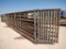 (10) Free Standing 24Ft Fence Panels (1) w/ 12Ft Gate