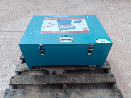Unused Greatbear Ratchet Tie Down & Flatpack Tool Box