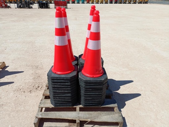 (50) Unused Safety Traffic Cones