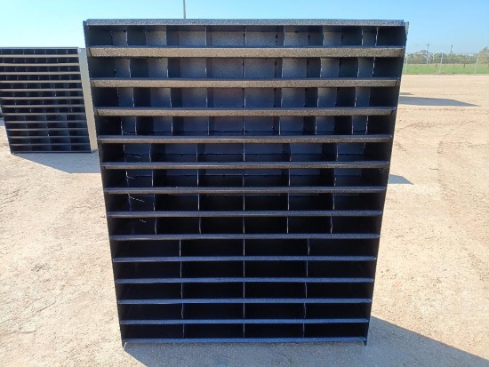 Unused (76 Bin) Metal Bolt Bin