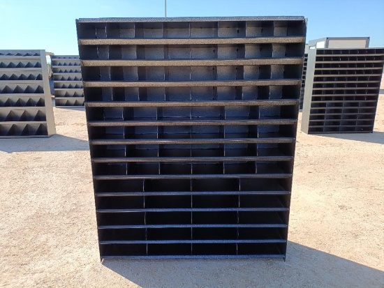 Unused (76 Bin) Metal Bolt Bin