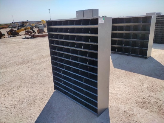 Unused (76 Bin) Metal Bolt Bin