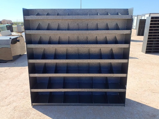 Unused (58 Bin) Metal Bolt Bin