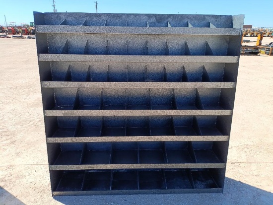 Unused (53 Bin) Metal Bolt Bin