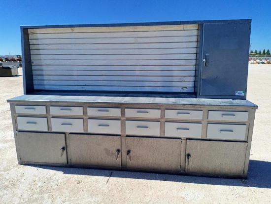 Unused 10Ft Work Bench Cabinet