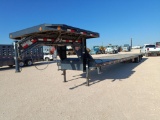 2014 PJ 44Ft Gooseneck Hydraulic Dovetail Trailer