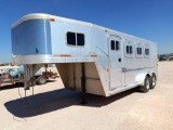 2000 Exiss Aluminum Horse Trailer