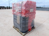 (50) Unused T-Top Bollard & Warning Bunting