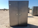 Unused 2 Door Storage Cabinet