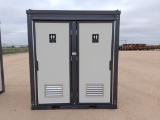 Unused Bastone Portable Toilet w/ Double Close Stools