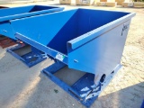 Unused 2 CY. Self Dumping Hopper w/Fork Pockets