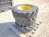 (3) Skid Steer Wheels w/Tires 10.5/80-18