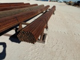 Bundle w/(57) Joints of 1 1/4? Steel Tubing, 21Ft Long