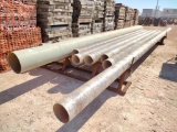 Lot w/ Misc Fiberglass Pipe